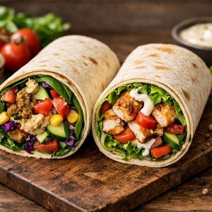 Wrap mit Hähnchen