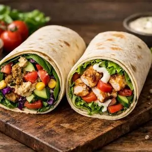 Wrap mit Hähnchen